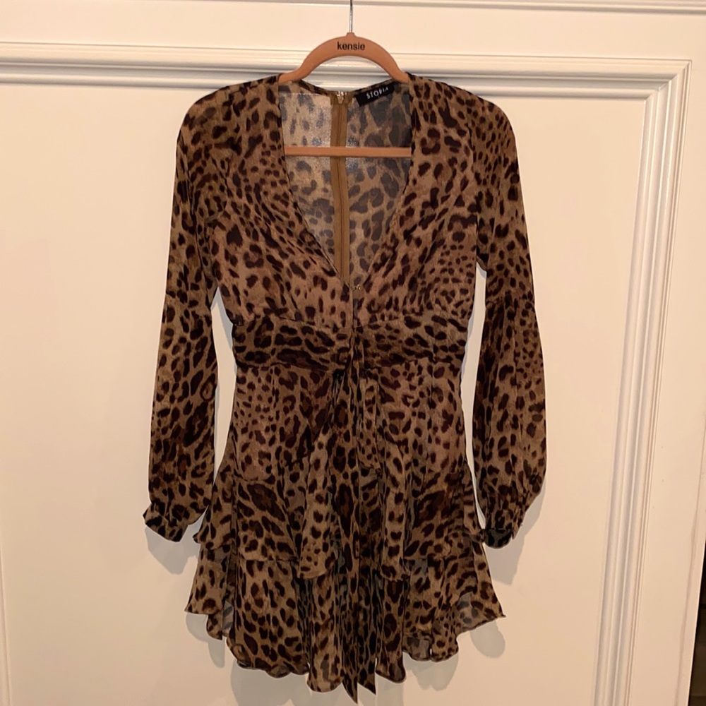 Womens unworn Leopard Print dress